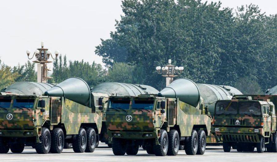 俄媒揭秘东风-5C洲际弹道导弹技术特点,可以携带8-10个核弹头