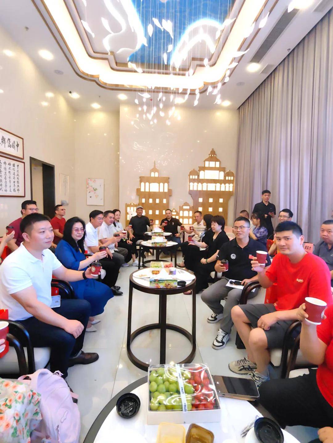 我会理事单位、中国侨乡文化城迎华商私董会来访