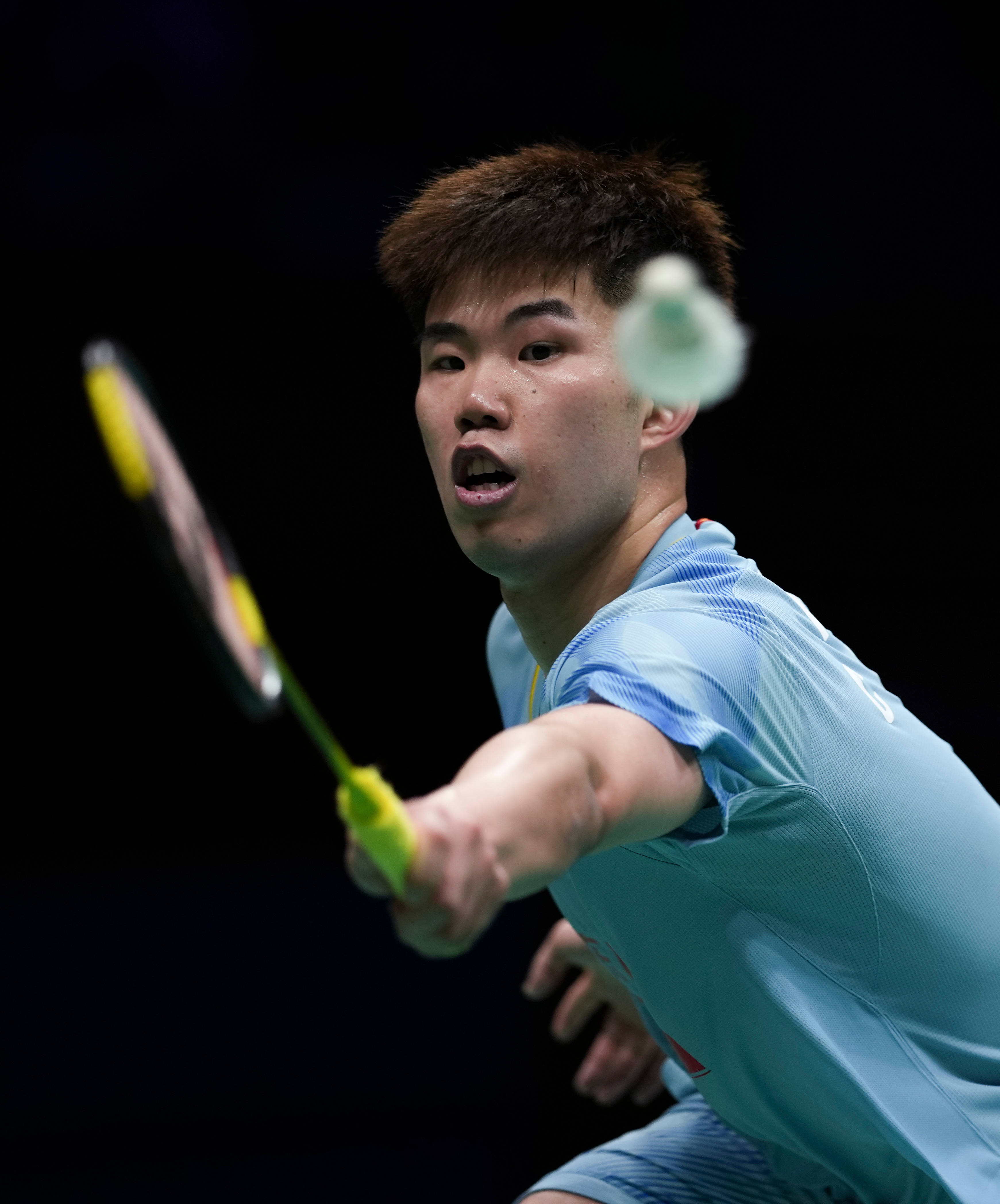 （体育）羽毛球——亚锦赛：翁泓阳无缘男单四强