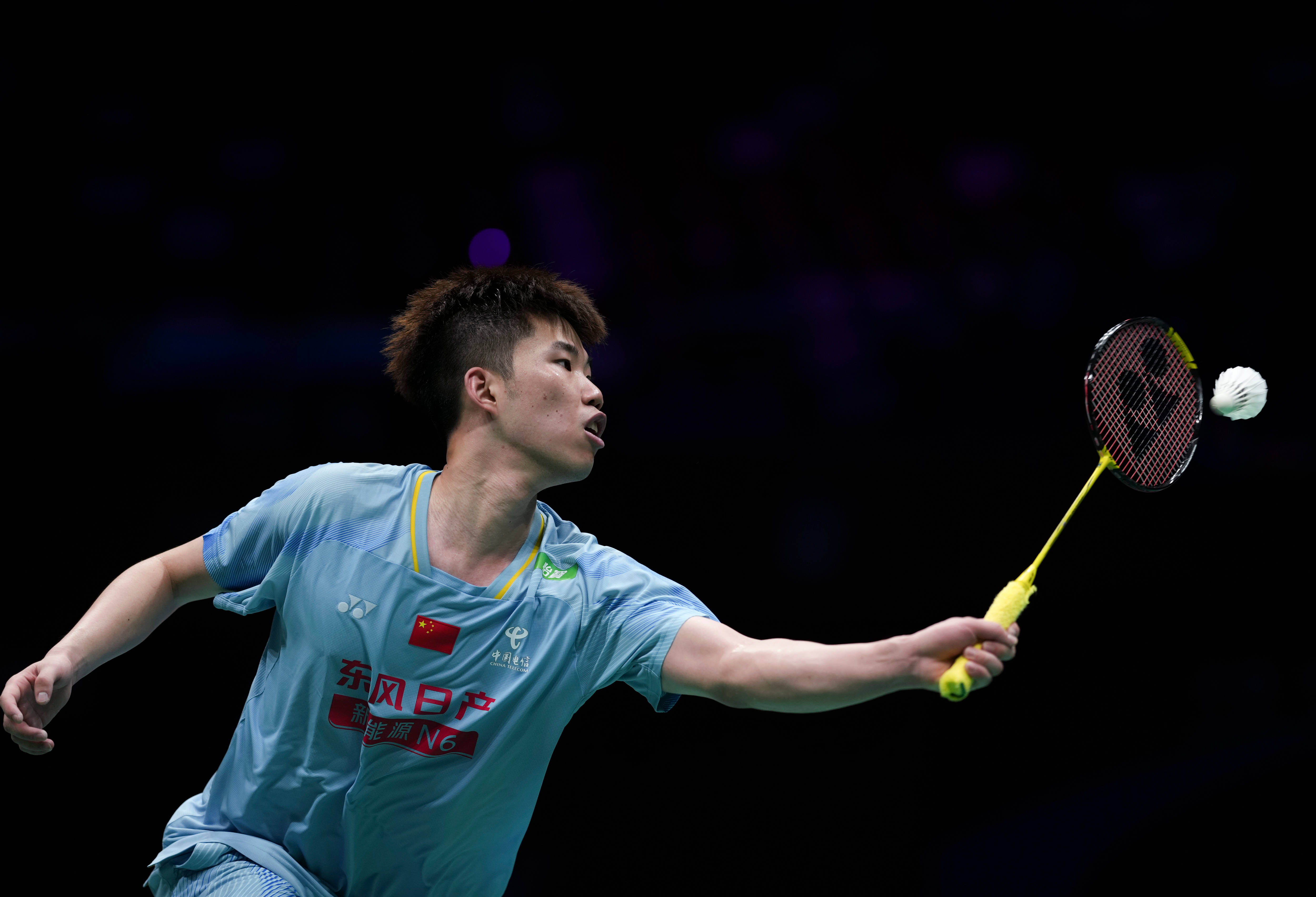 （体育）羽毛球——亚锦赛：翁泓阳无缘男单四强